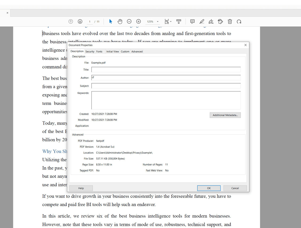 Mit Adobe Acrobat Reader: