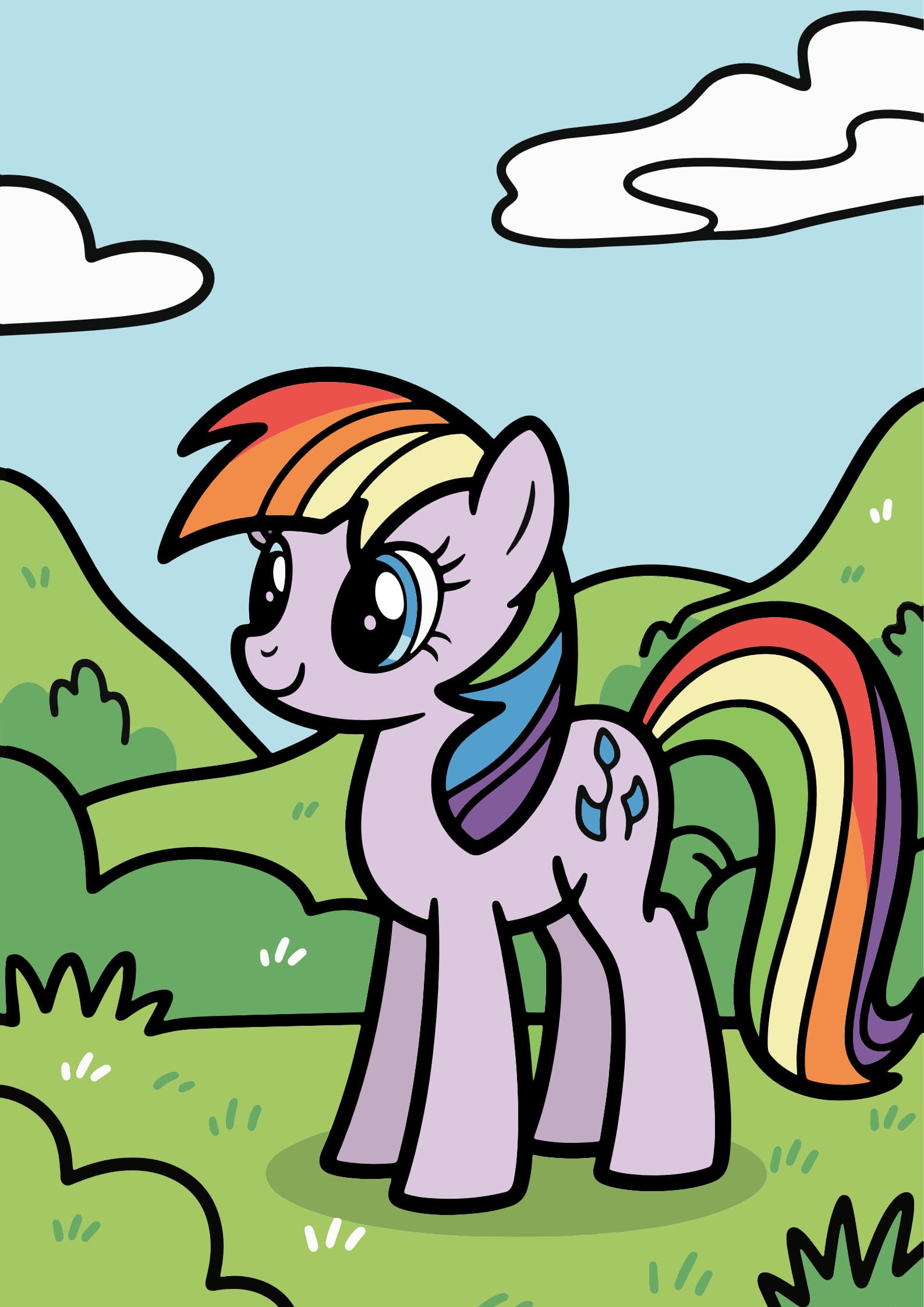 My Little Pony Color Sheets