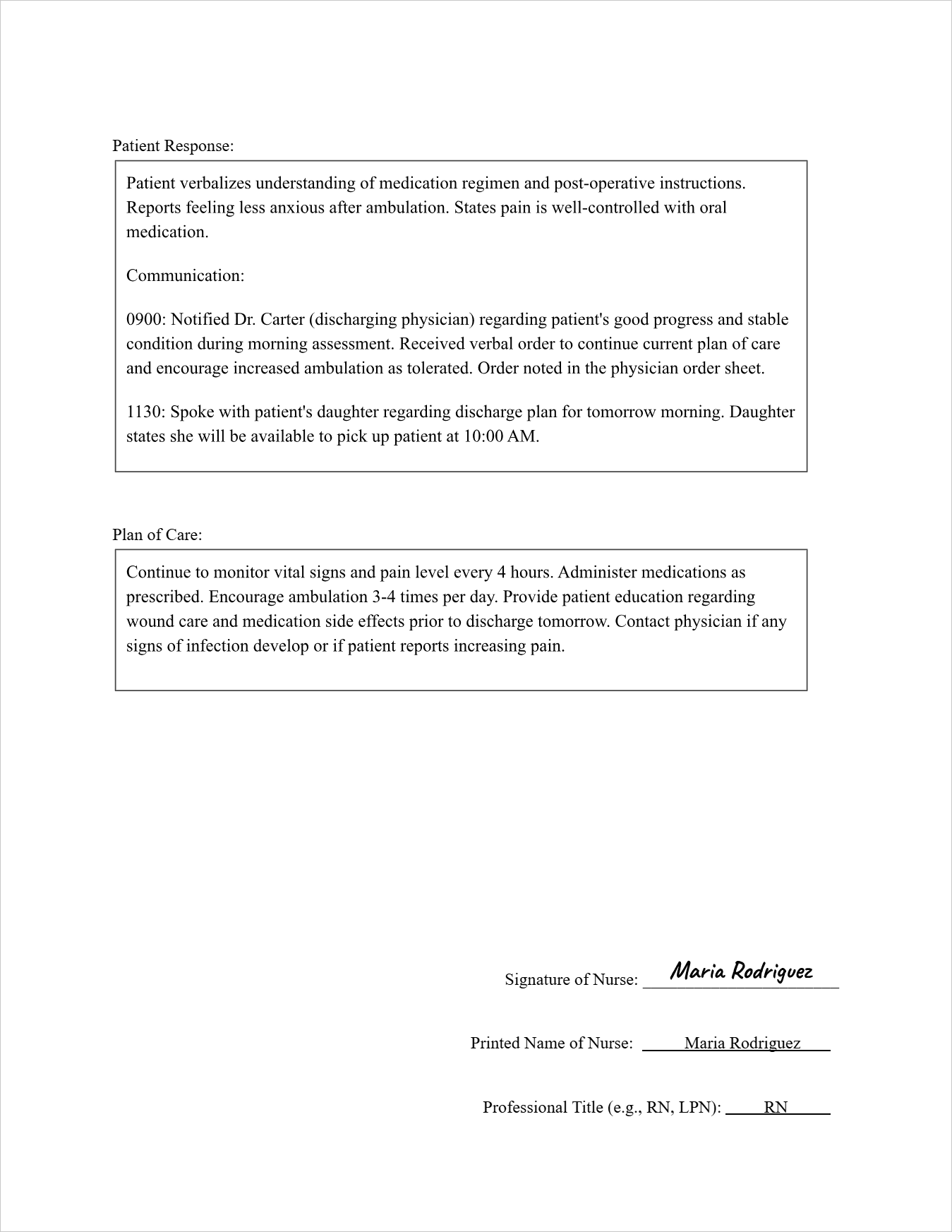 Nursing Note Example_Page 2