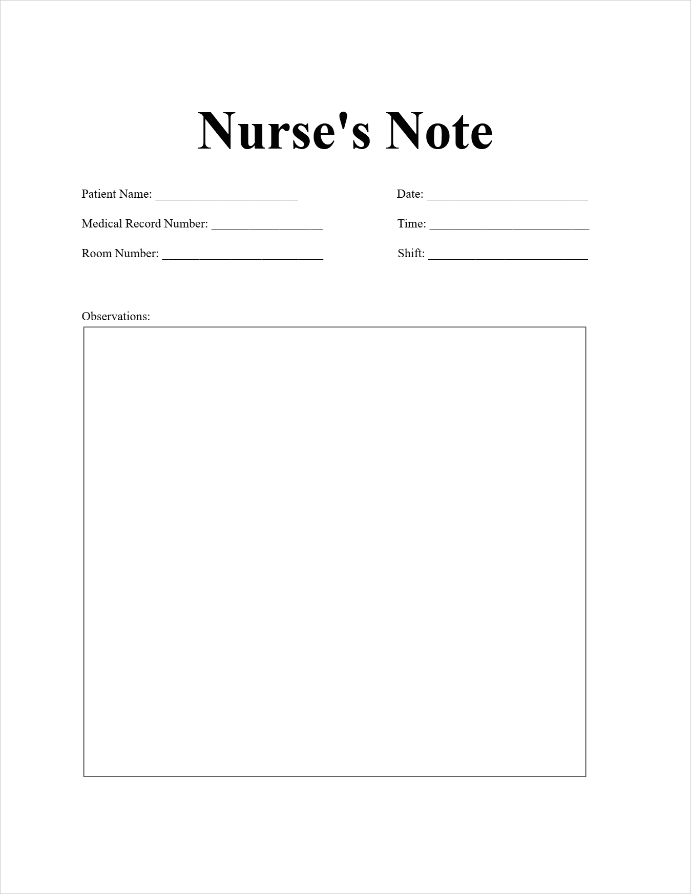 Nursing Note Template_Page 1