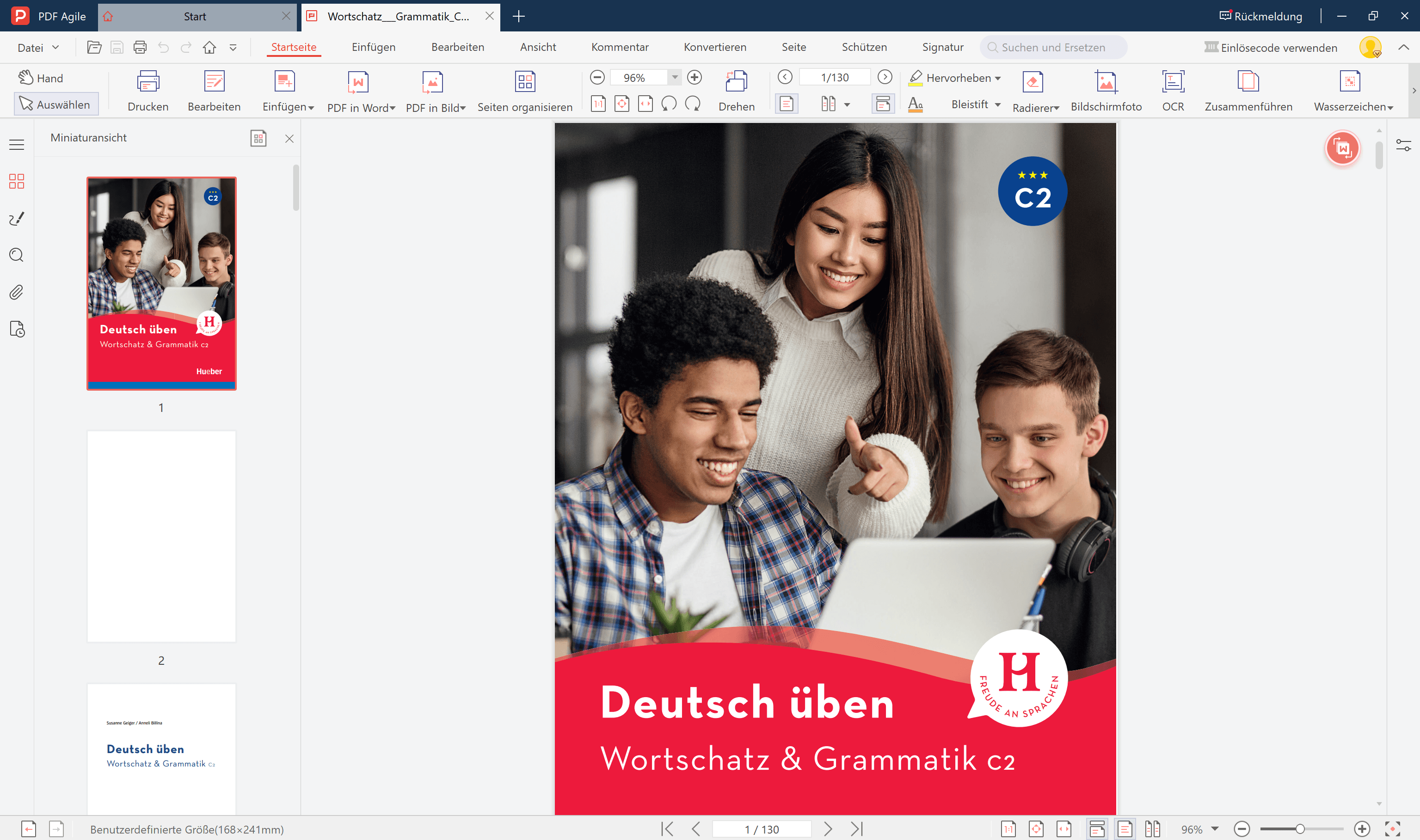 1. Öffne deine PDF