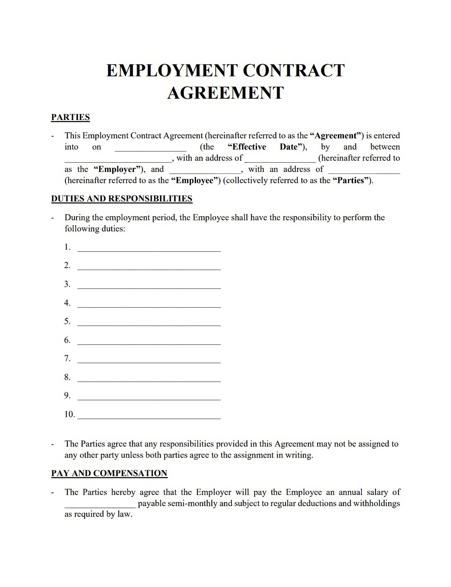 PDF Agile Employment Contract Agreement