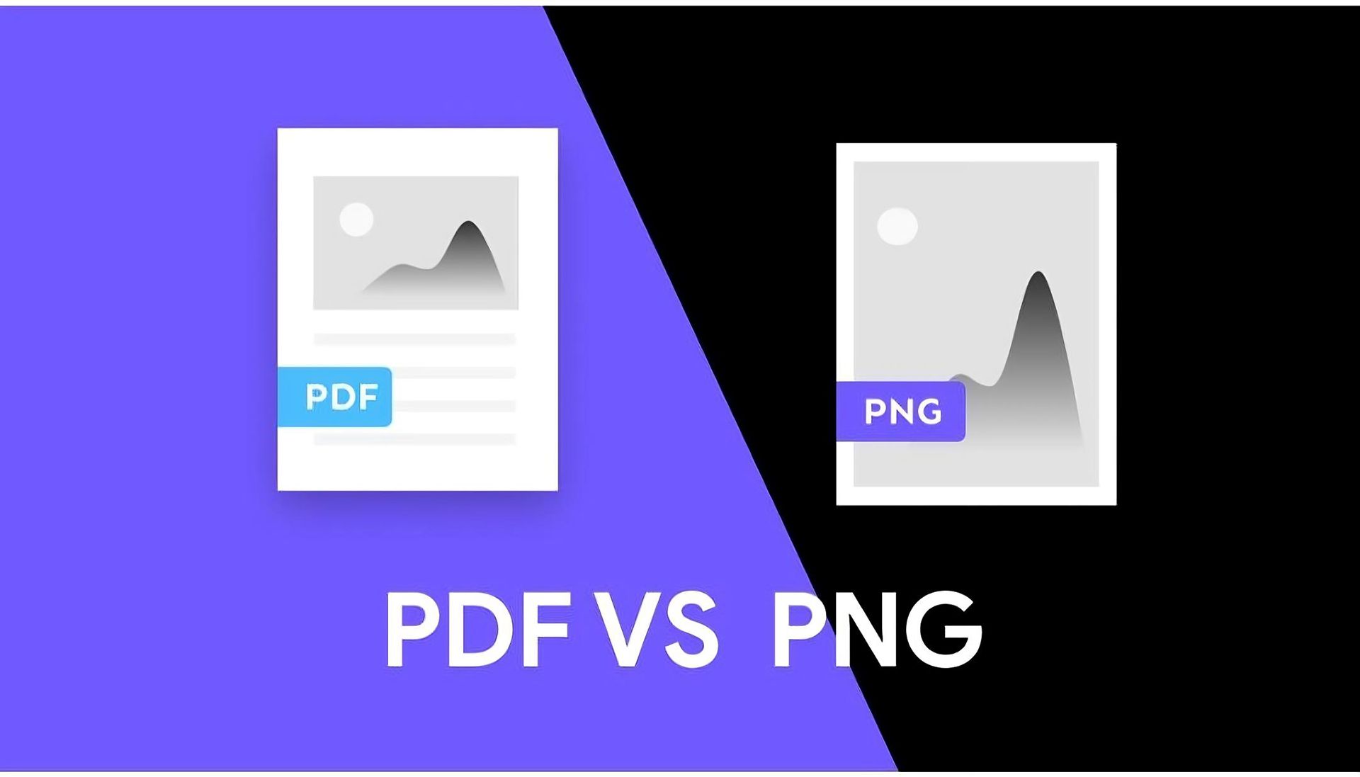 PDF vs PNG