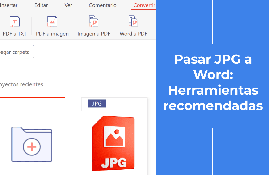 Pasar JPG a Word: Herramientas recomendadas para 2026