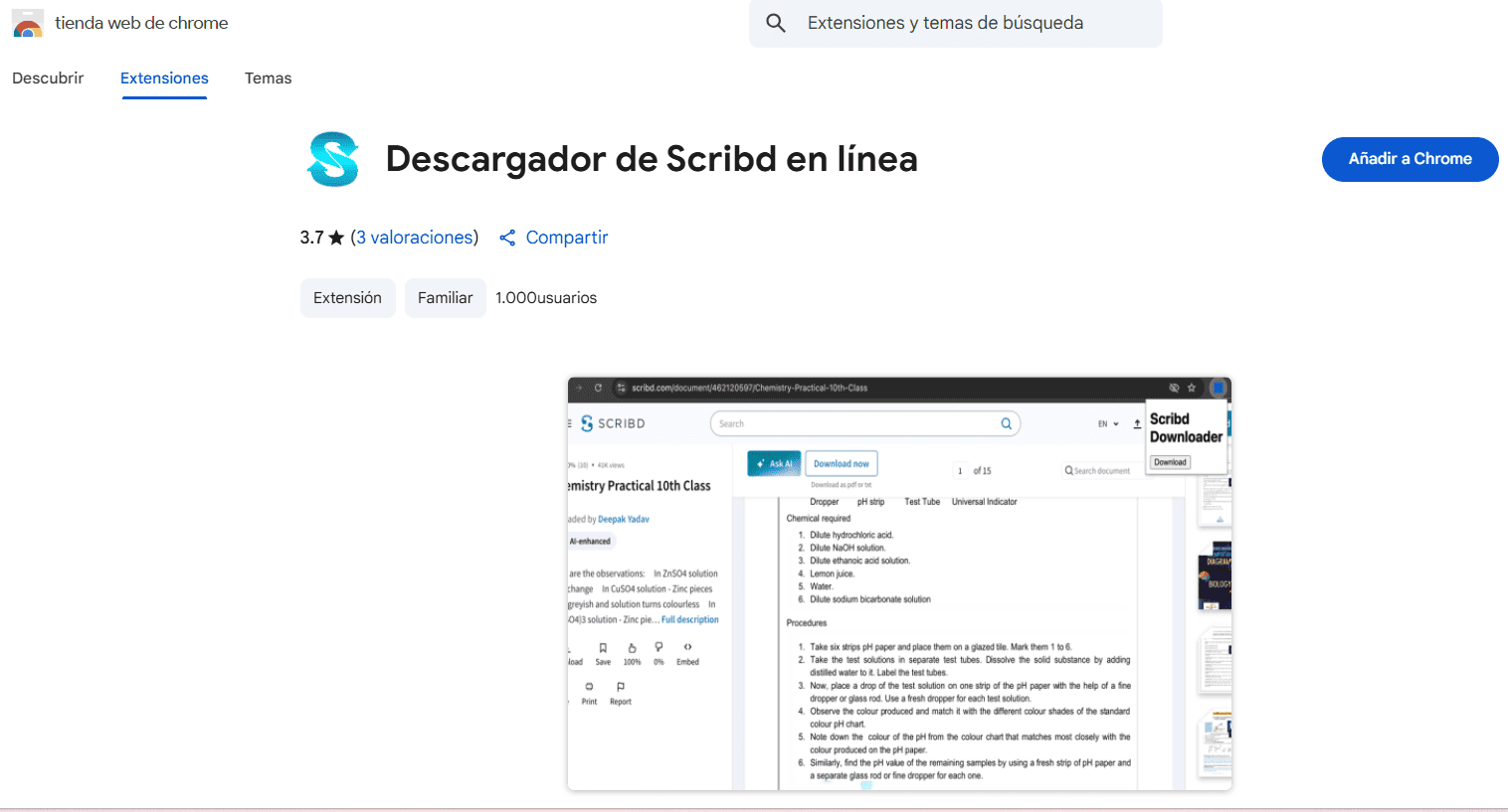 Pasos para instalar y utilizar una extensión Chrome
