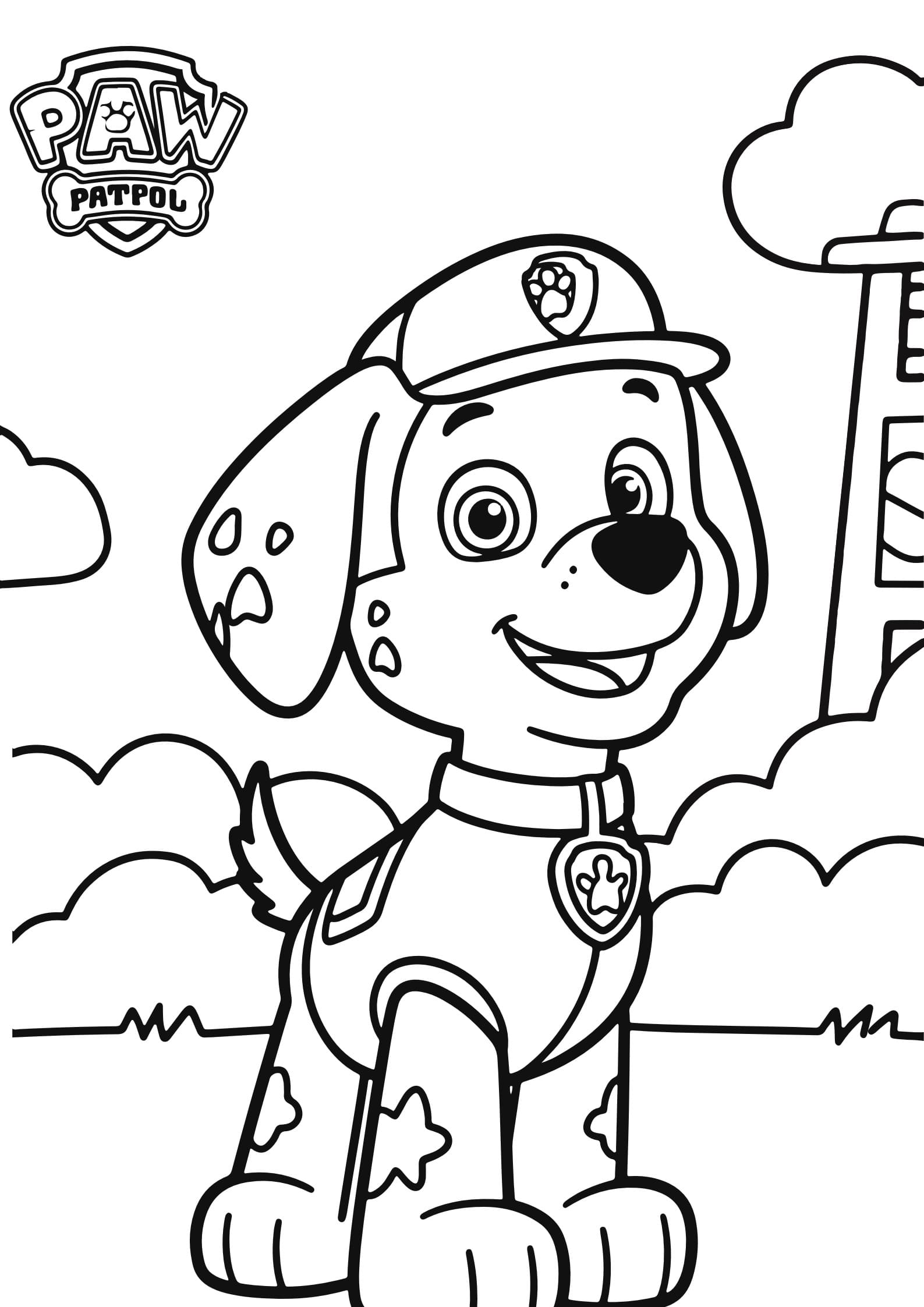 Paw Patrol Coloring Sheets 1