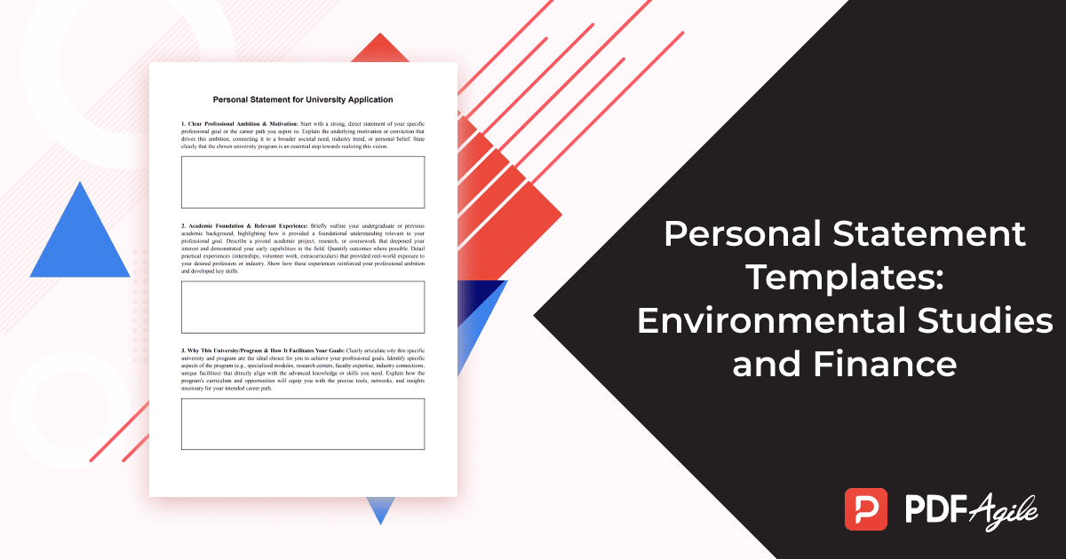 Personal Statement Templates Environmental Studies and Finance_1200_630