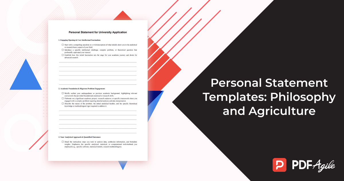 Personal Statement Templates Philosophy and Agriculture_1200_630