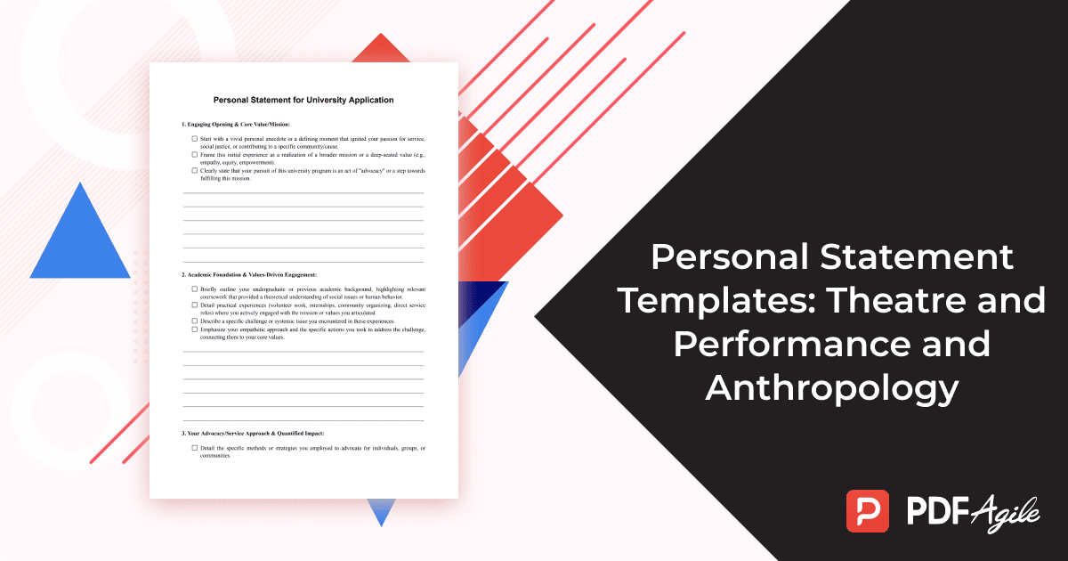Personal Statement Templates Theatre and Performance and Anthropology_1200_630