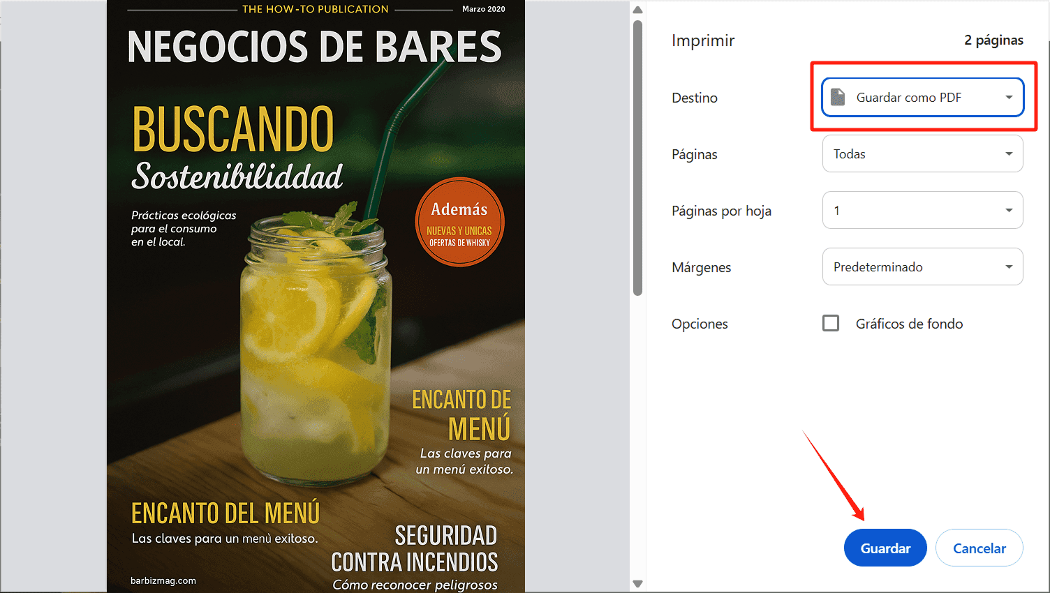 Personalizar la configuración