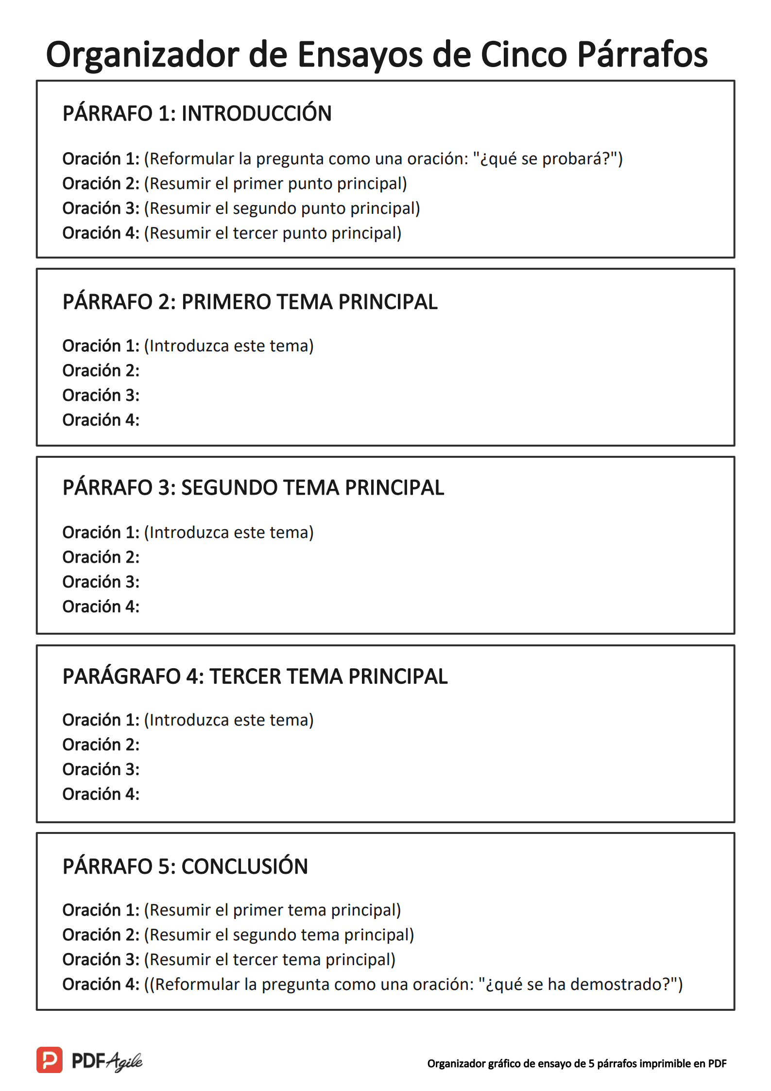 Plantilla PDF de Organizador Gráfico para Ensayo de 5 Párrafos.png