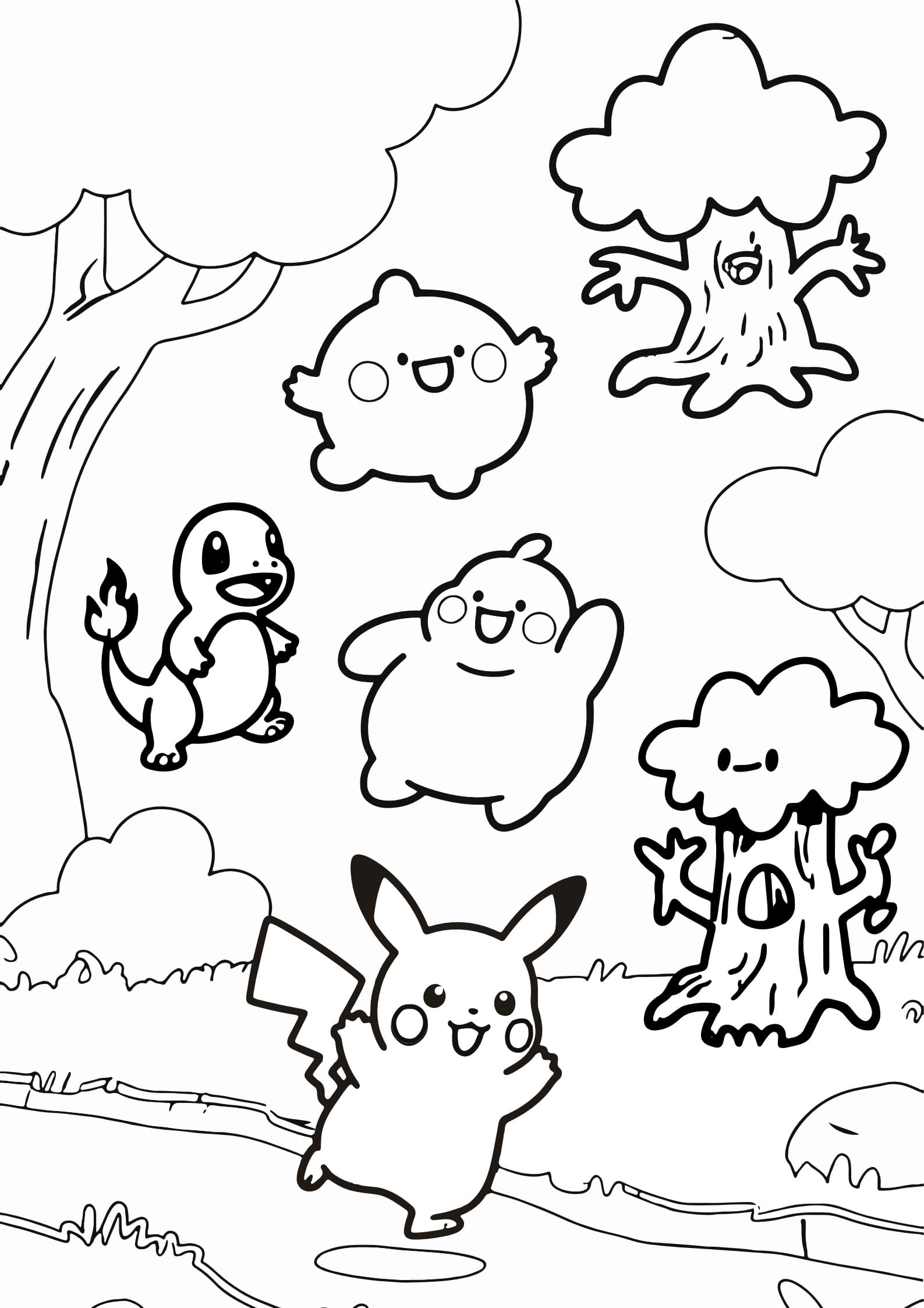 Pokemon Coloring Sheets 4