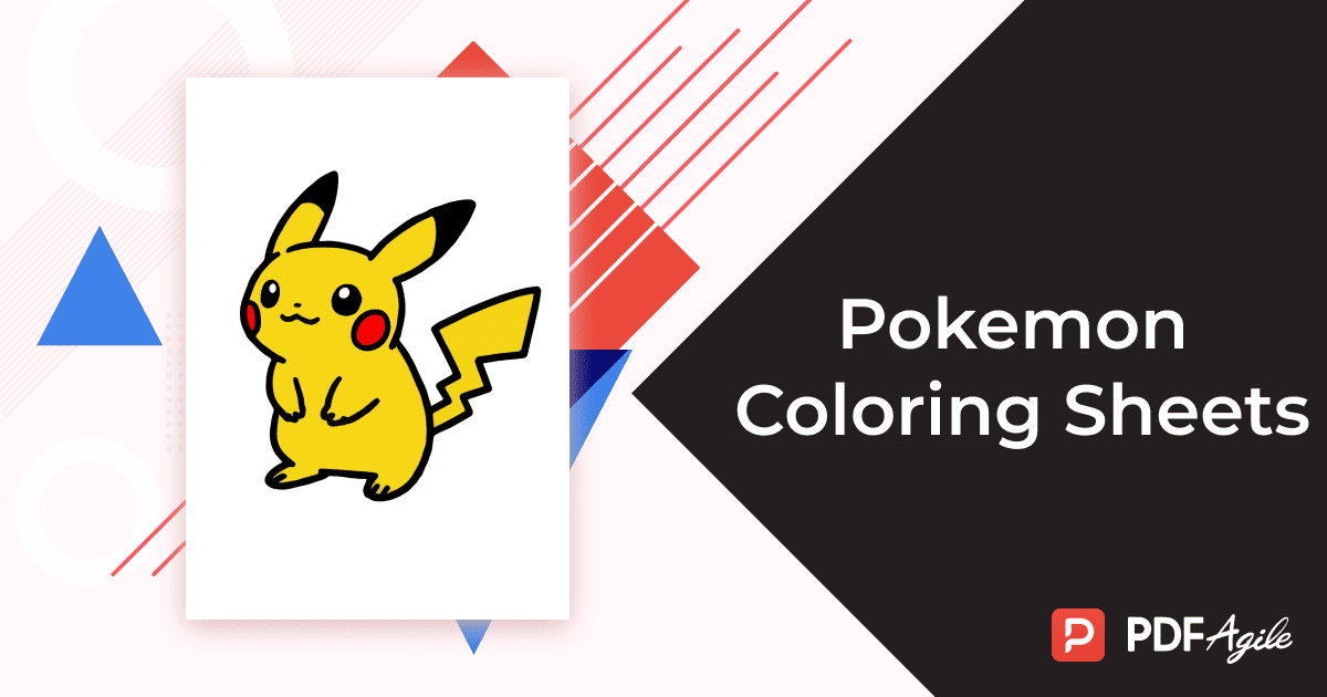 Pokemon Coloring Sheets