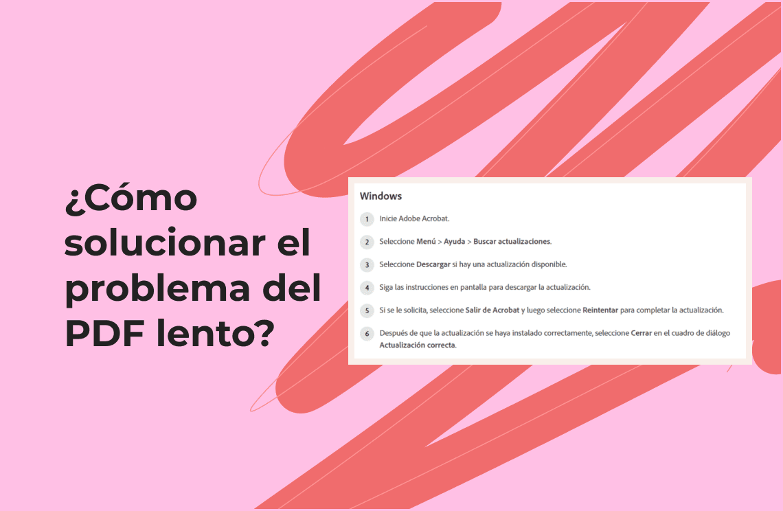 Por qué Adobe Acrobat es tan lento