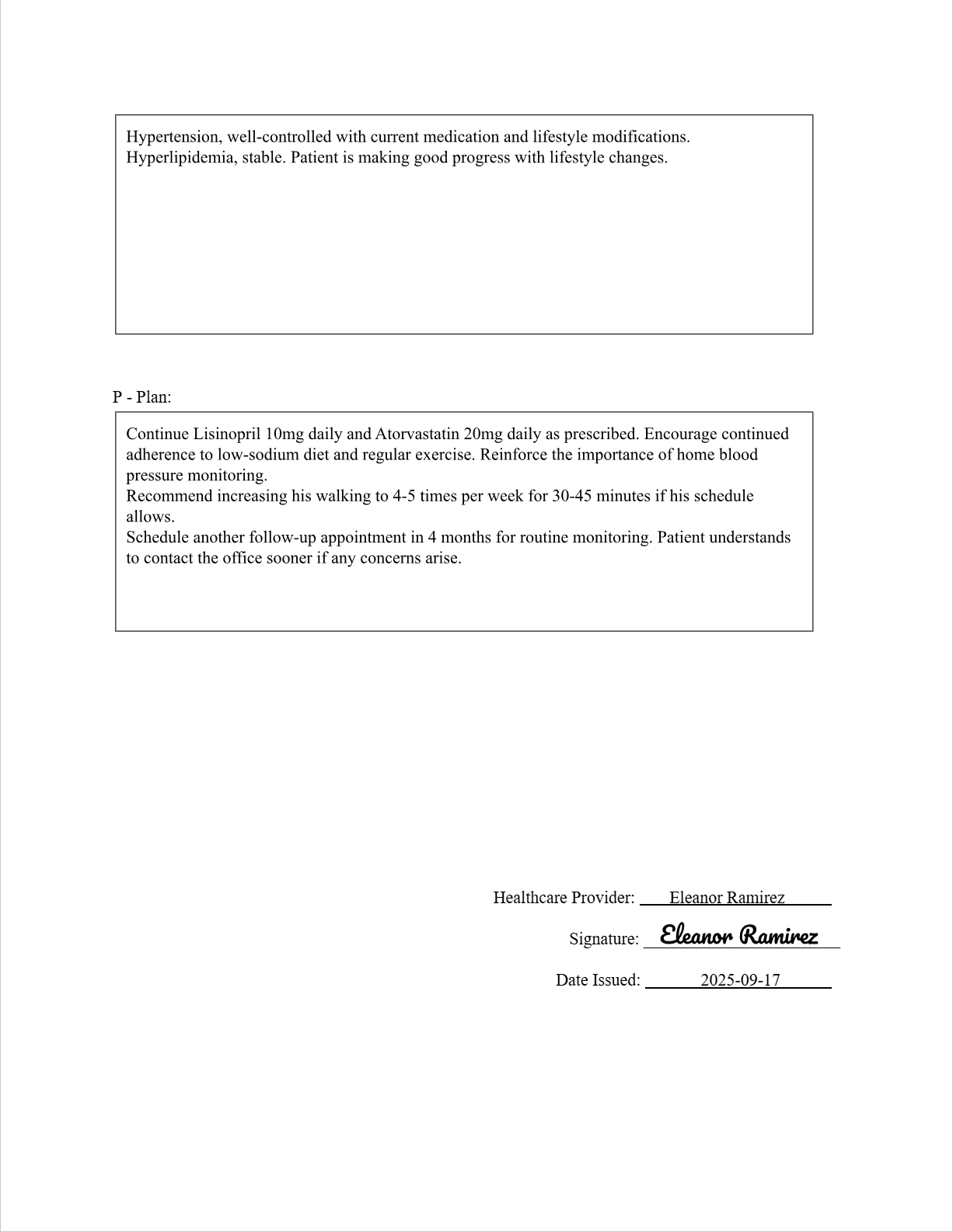 Progress Note Example_Page 2