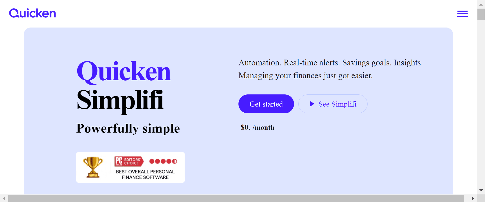 Quicken Simplifi