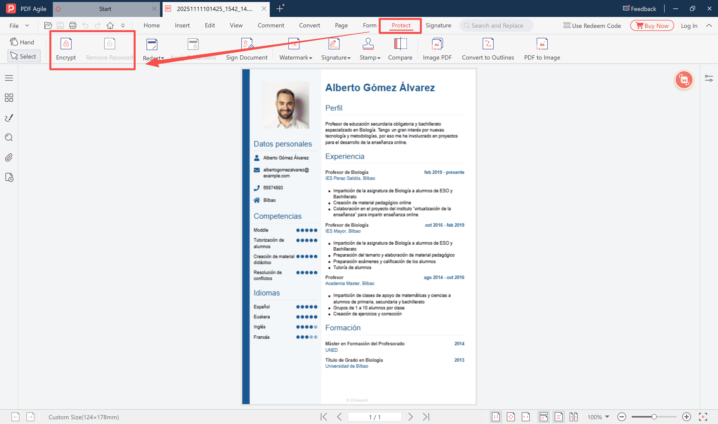 Poner/Quitar contraseña del PDF