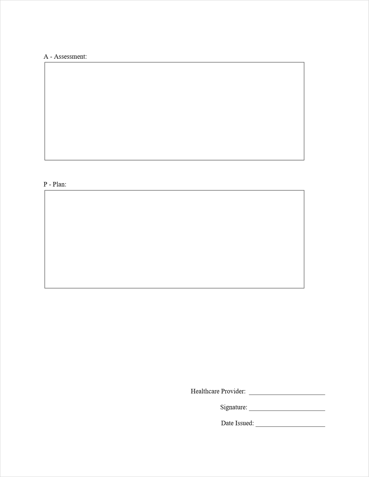 SOAP Note Template_Page 2