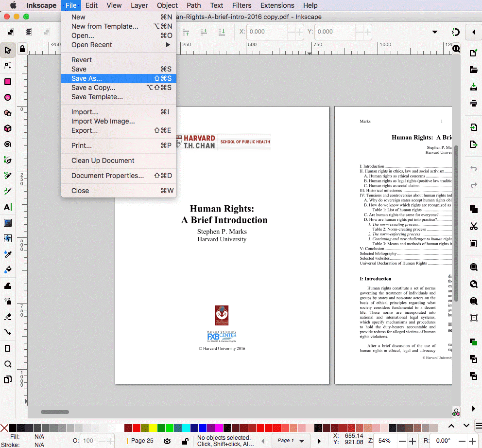 Schritte zur Konvertierung von PDF in SVG: