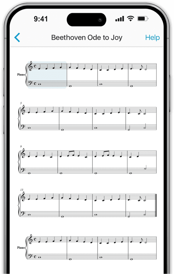 Sheet Music Scanner: Portable Music Transcription