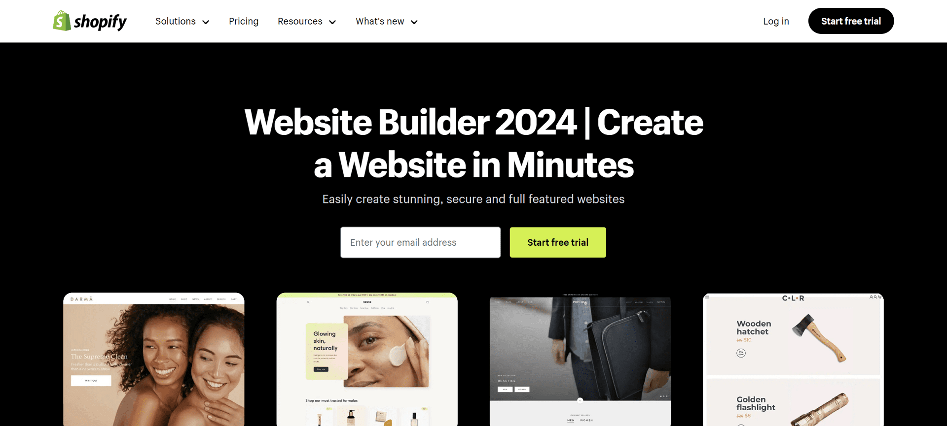 Shopify Website Builder