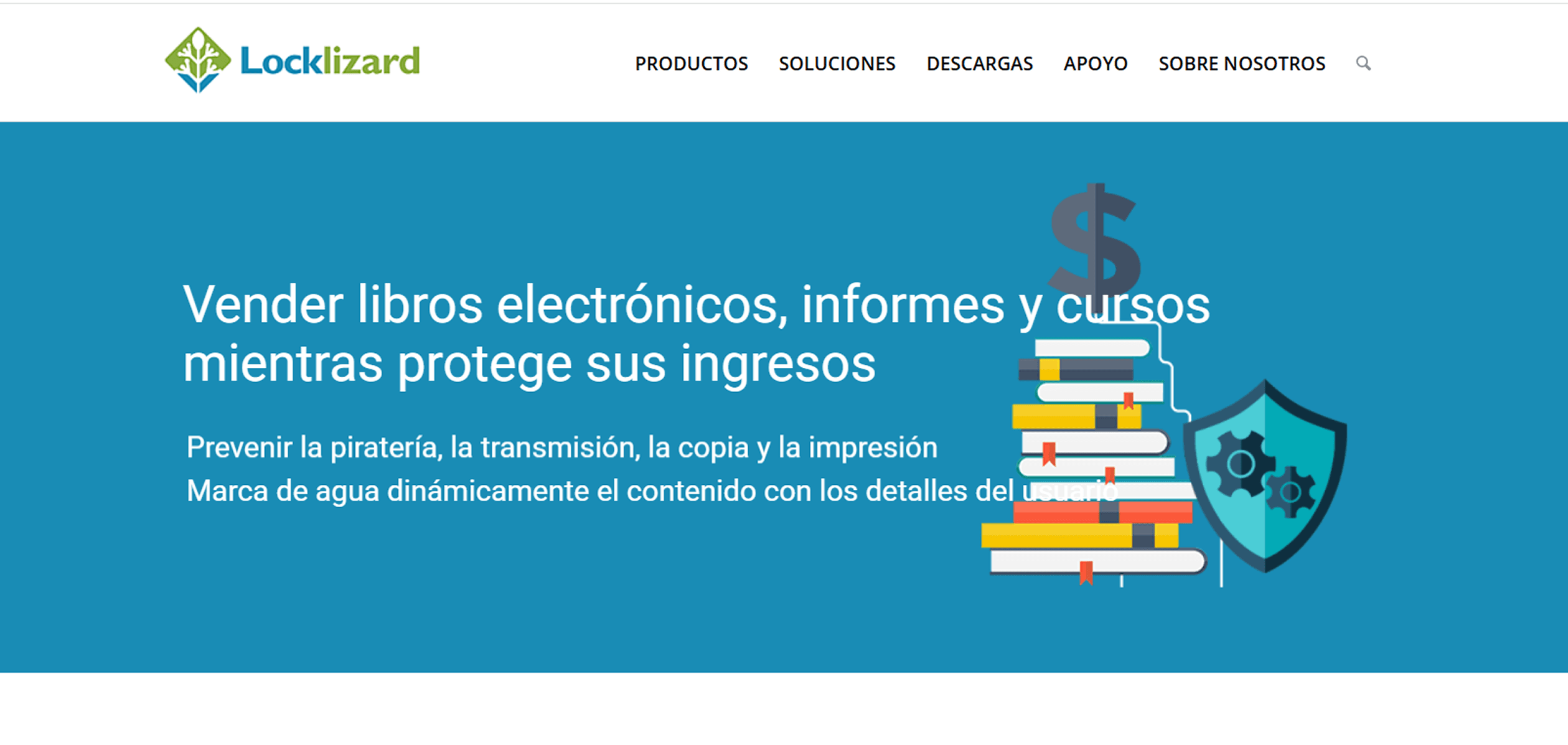 Sitio web de Locklizard