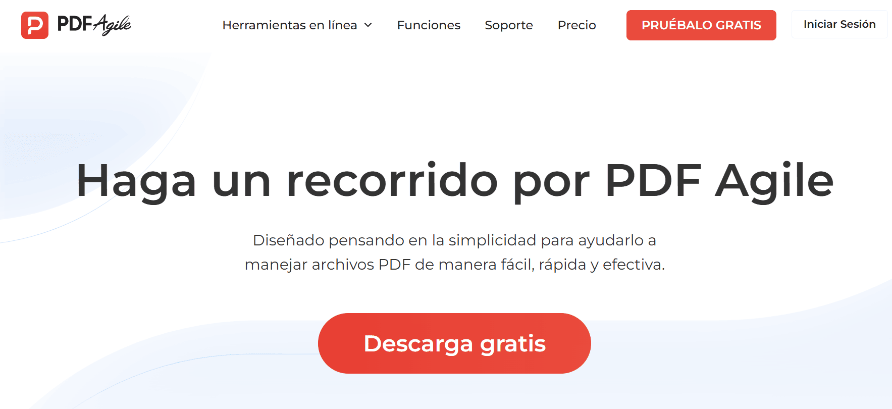 Sitio web oficial de PDF Agile