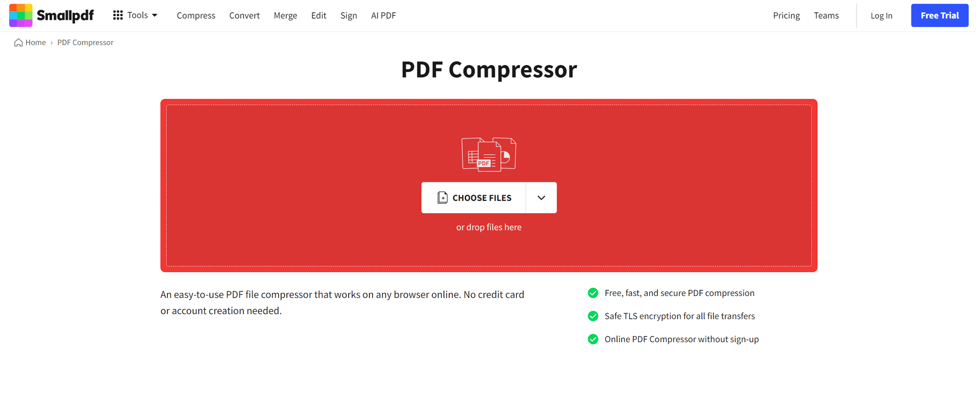 Smallpdf - PDF Compressor