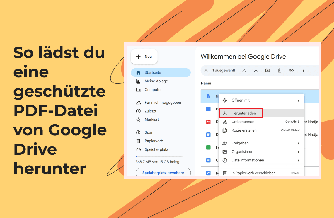 So lädst du eine geschützte PDF-Datei von Google Drive herunter 1140x744