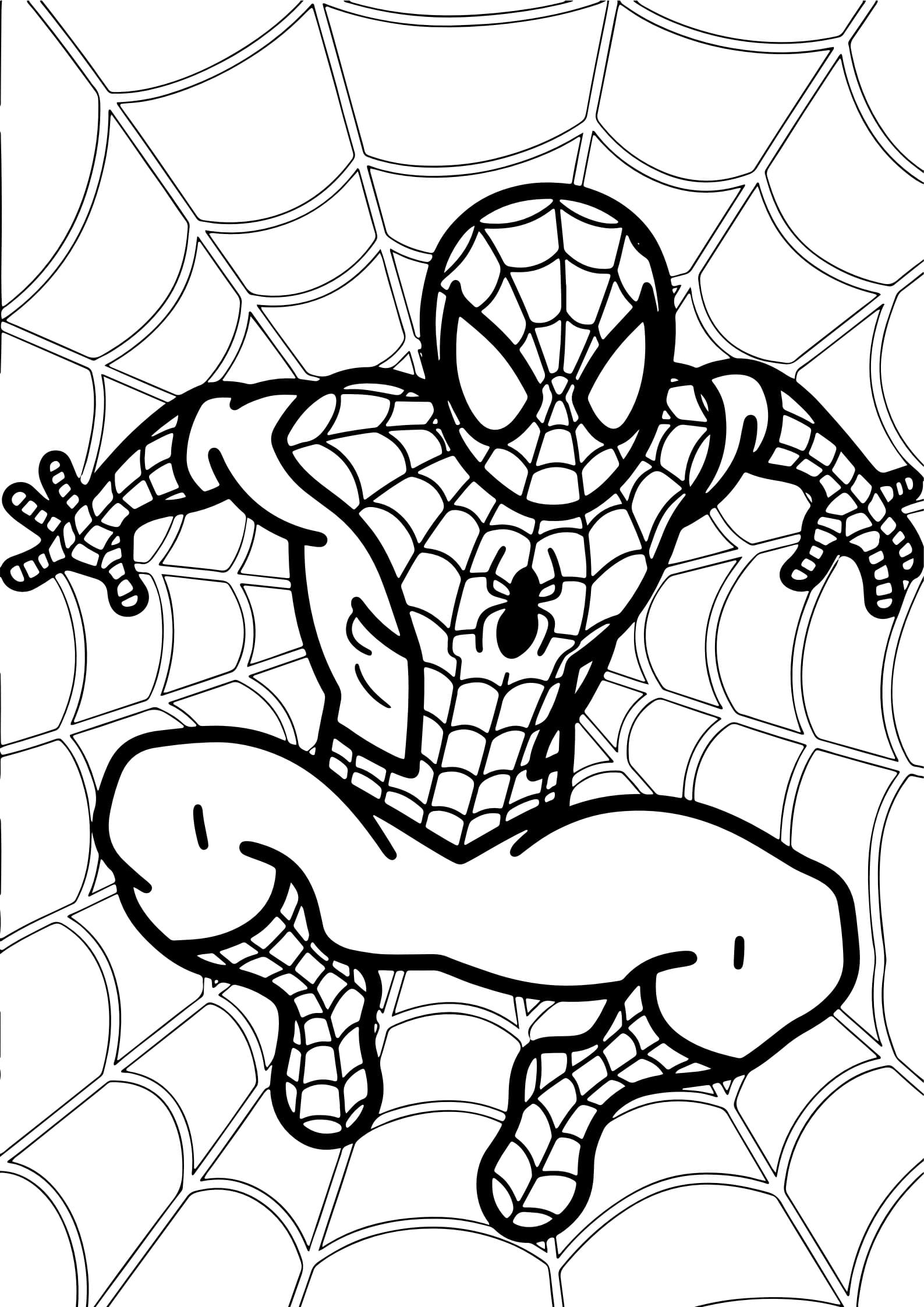 Spiderman Coloring Pages 4
