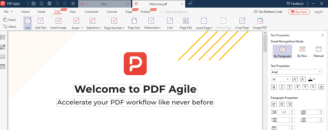 Step 1. Launch PDF Agile