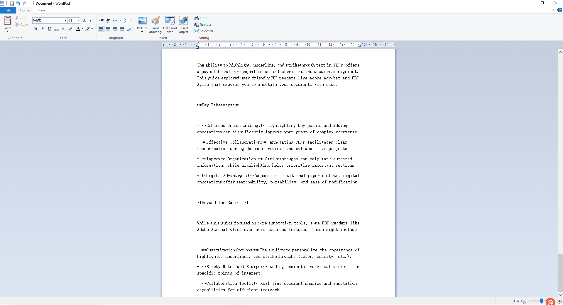 Schritt 1 Öffnen Sie Ihr WordPad-Dokument