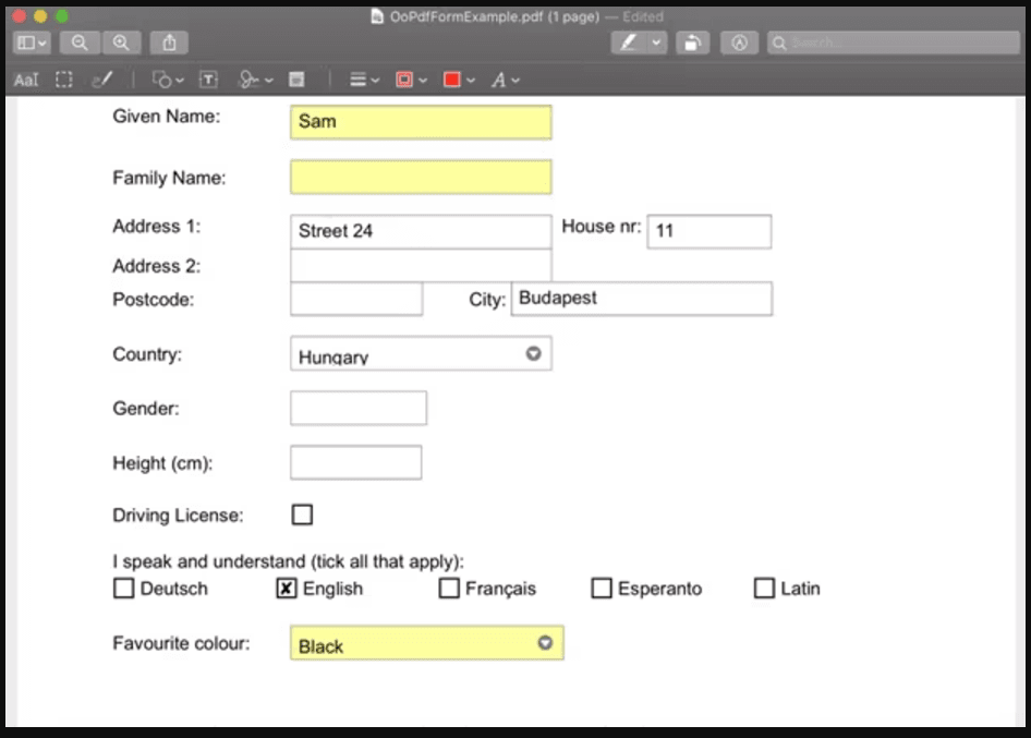 Step 2: Fill Out the Form