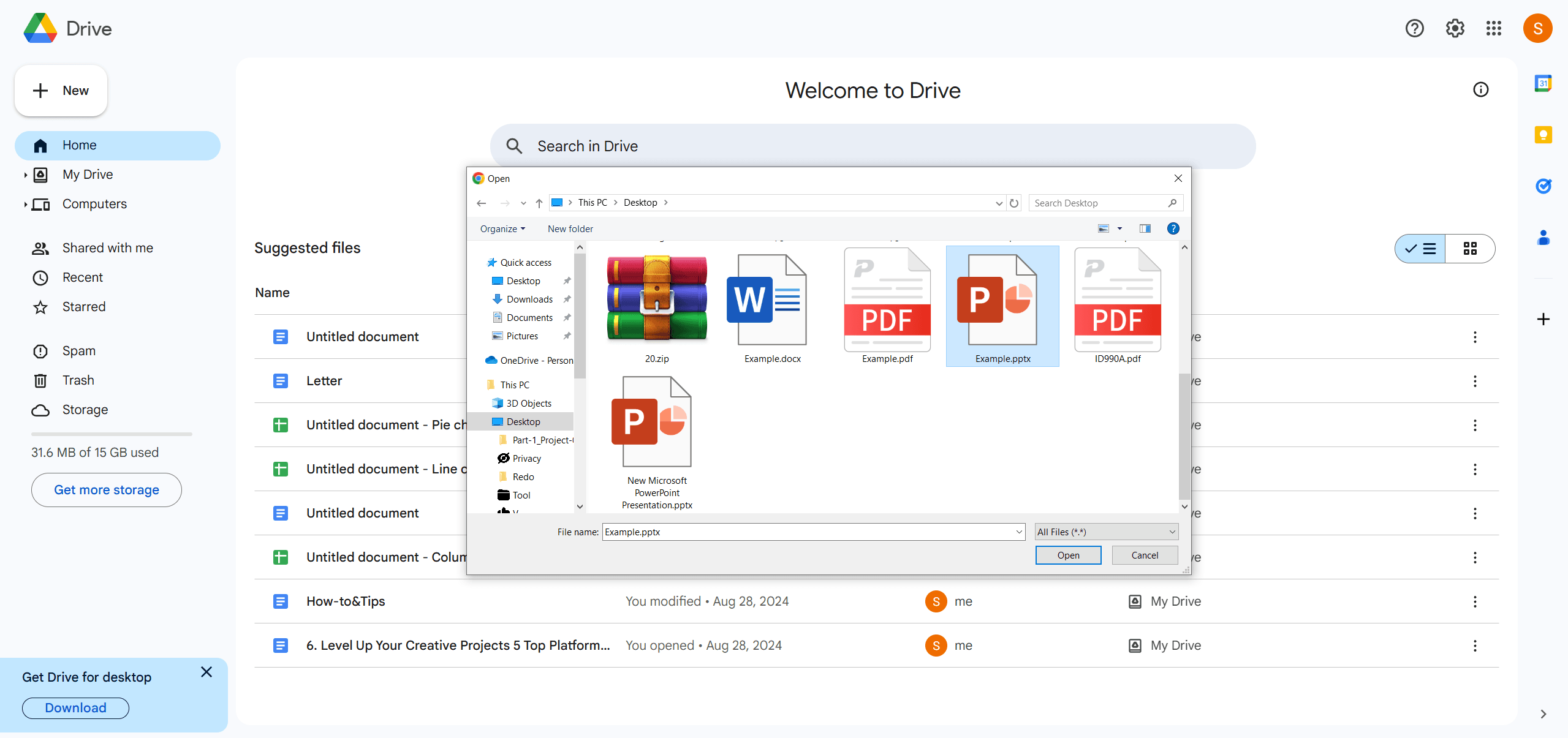 Step 2: Importing PowerPoint File