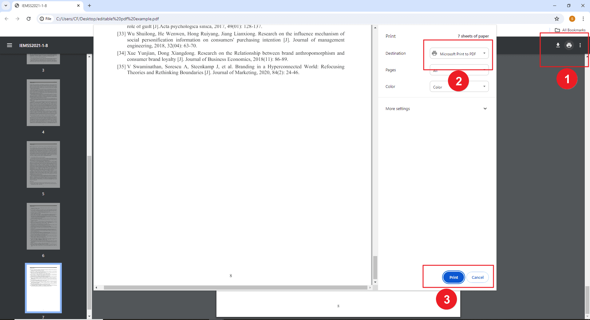 Step 2 Print to PDF to Remove Password