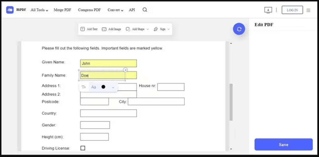 Step 3: Edit Your Document