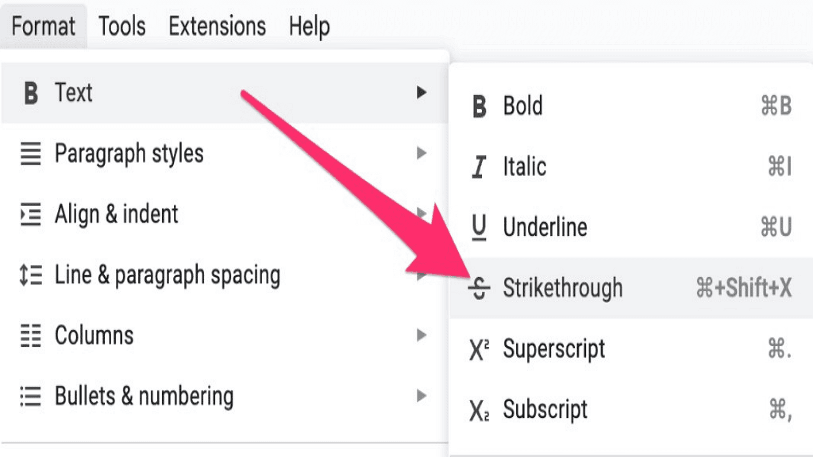 Step 3: Navigate to Text Options