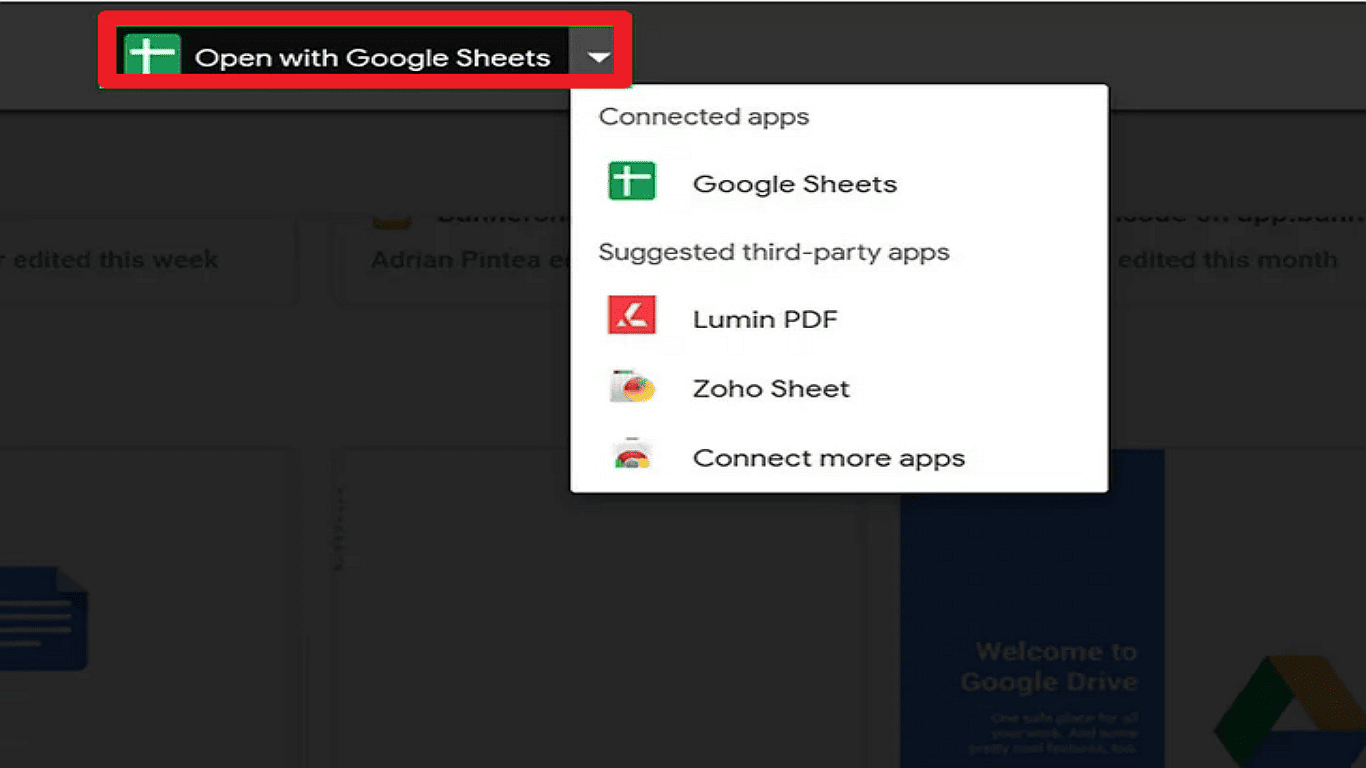 Step 3 Open the File in Google Sheets