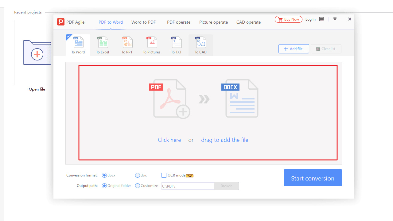 Step 5 Upload Your Scanned PDF