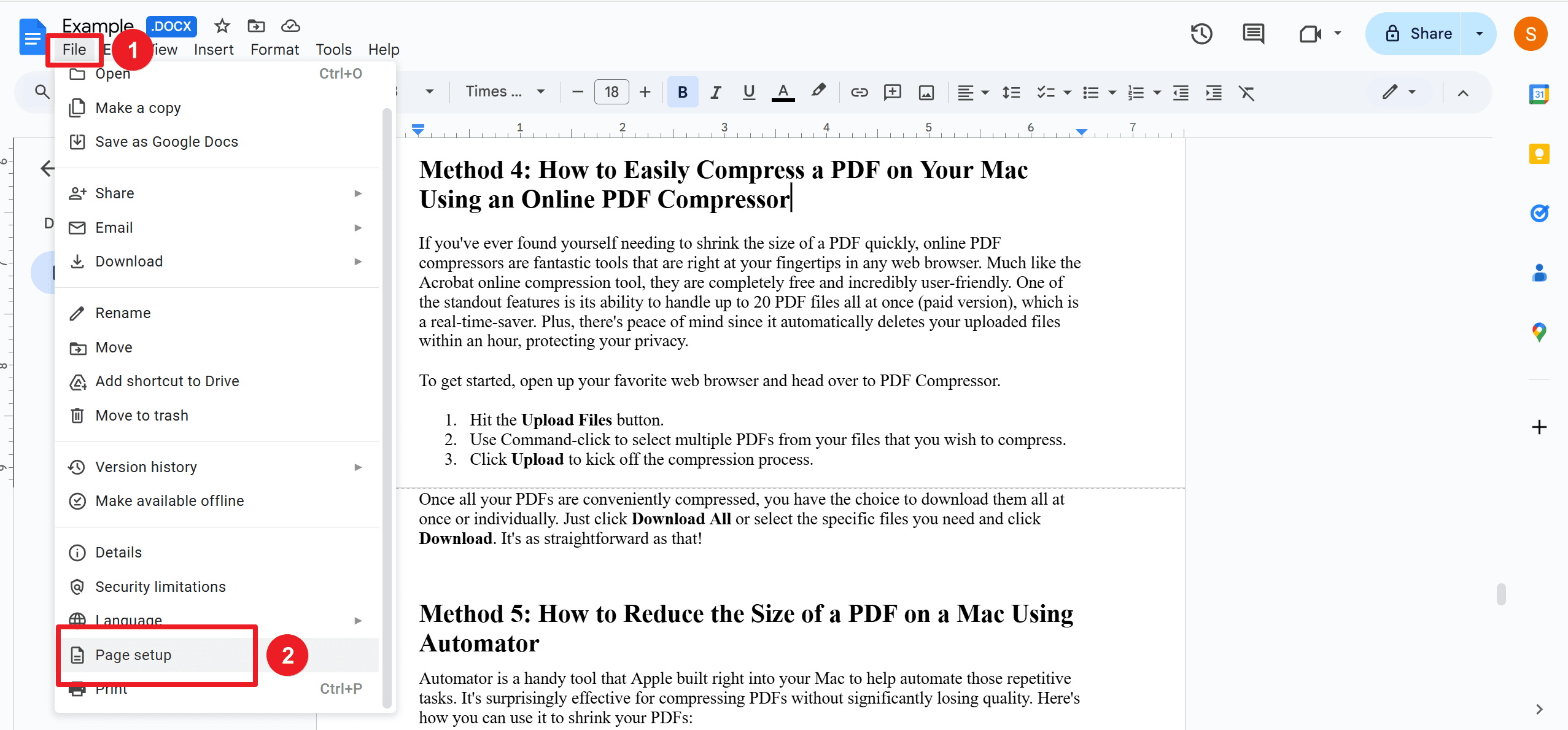 Step-by-Step Instructions for Changing Page Color in Google Docs