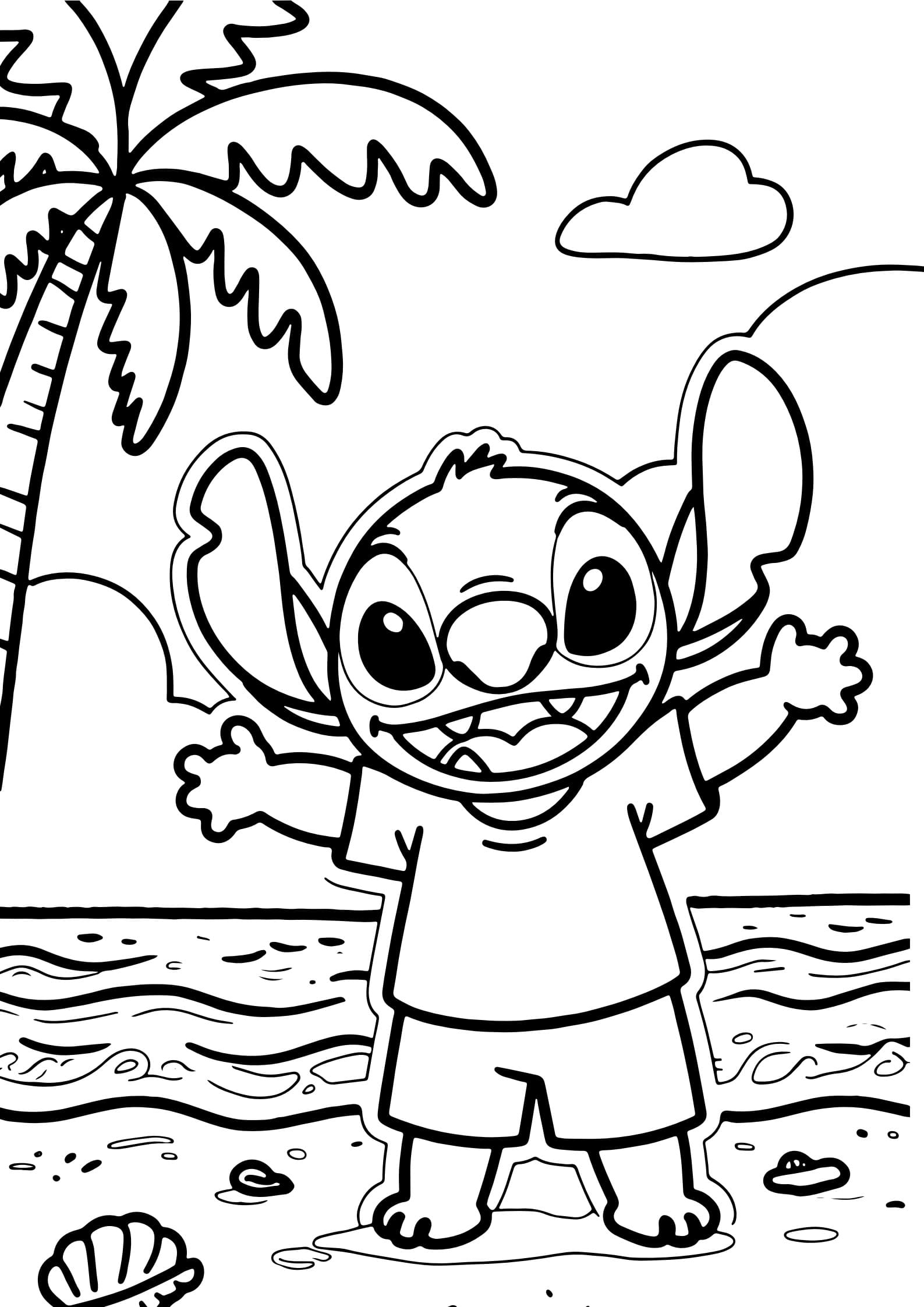 Stitch Coloring Pages 2