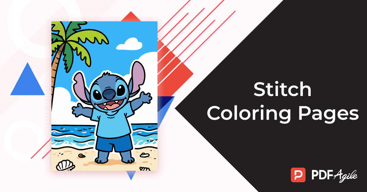 Stitch Coloring Pages