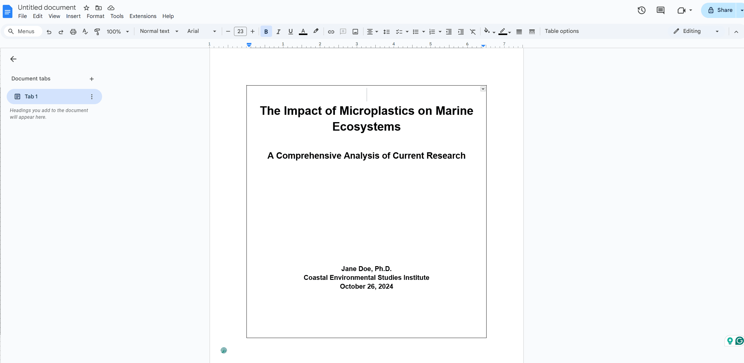 The Impact of Microplastics on Marine Ecosystems