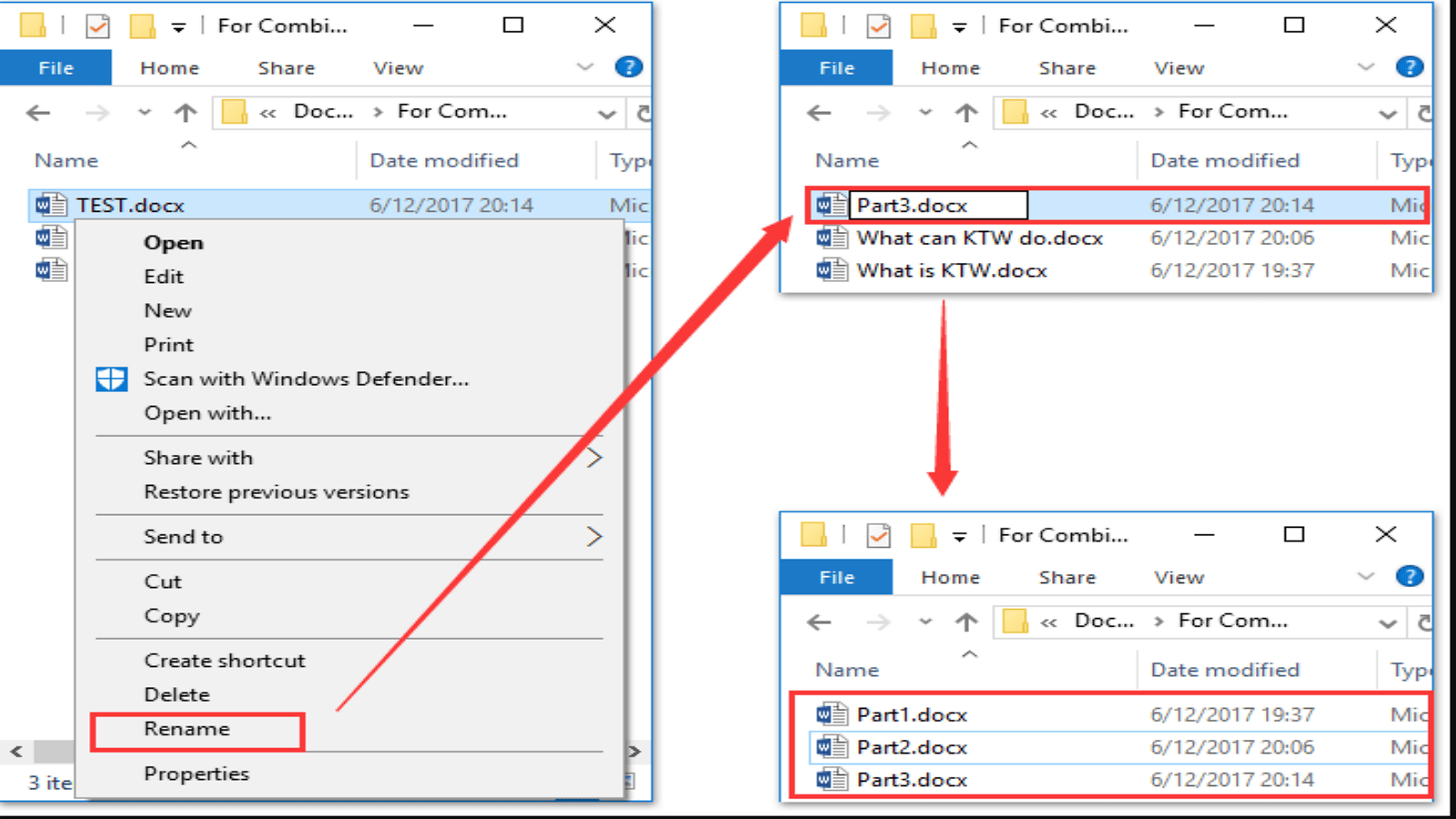 Tips for Merging