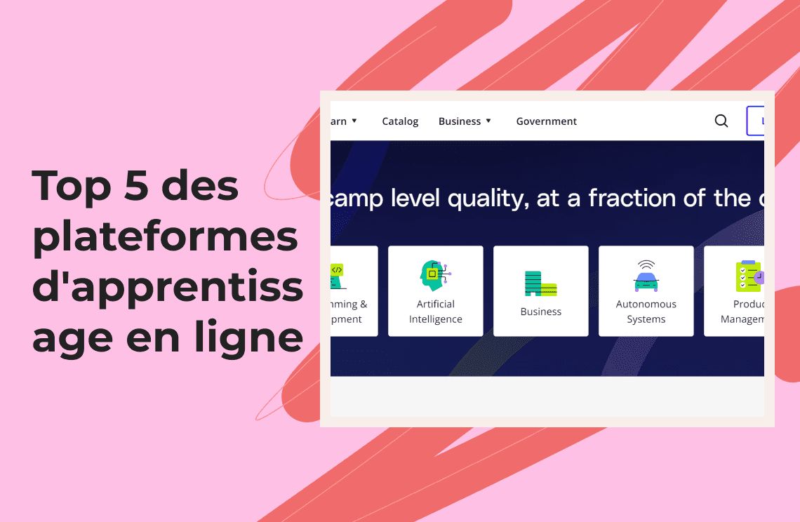 Top 5 des plateformes d'apprentissage en ligne pour débutants