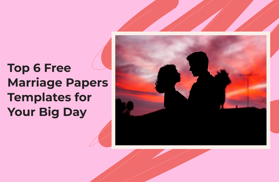 Top 6 Free Marriage Papers Templates for Your Big Day