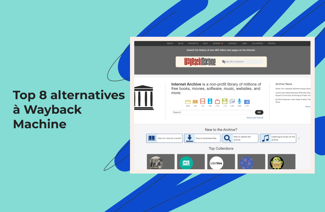 Top 8 alternatives à Wayback Machine