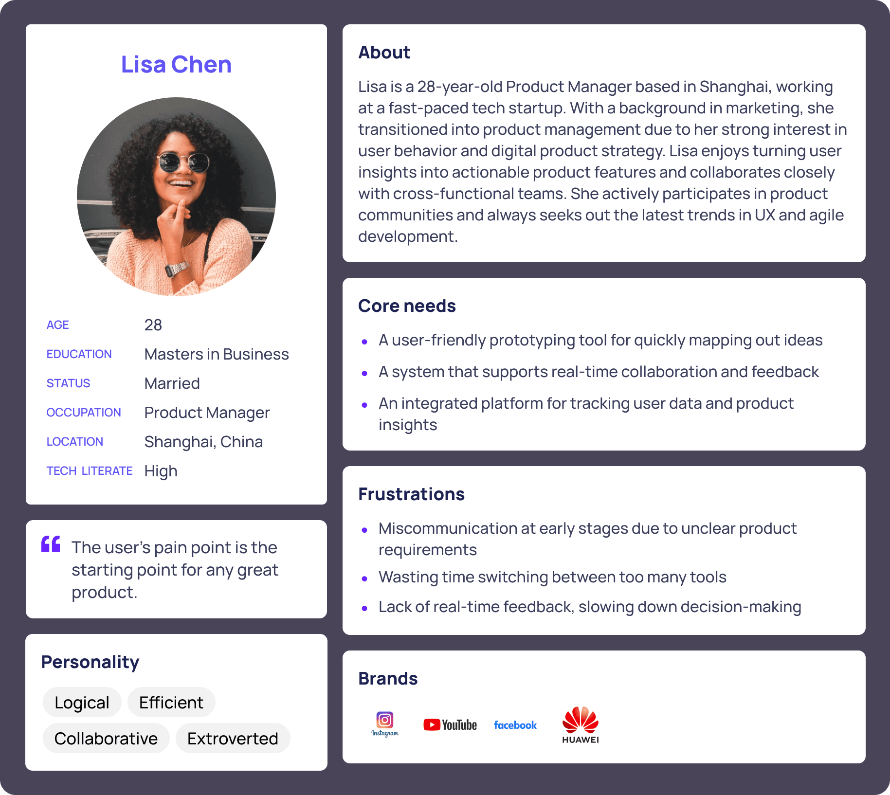 User Persona Template
