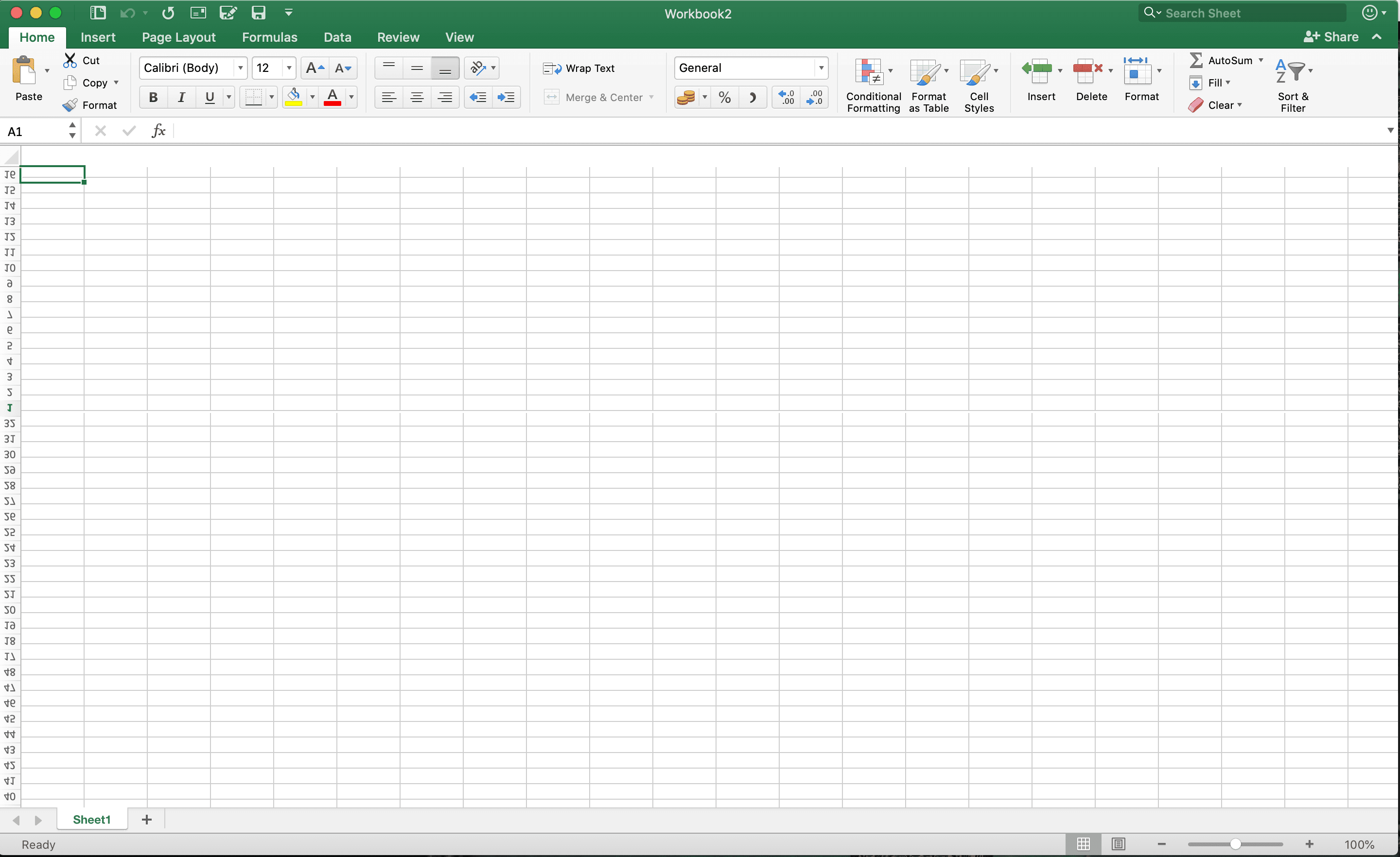 Using Excel for Mac to Convert to PDF