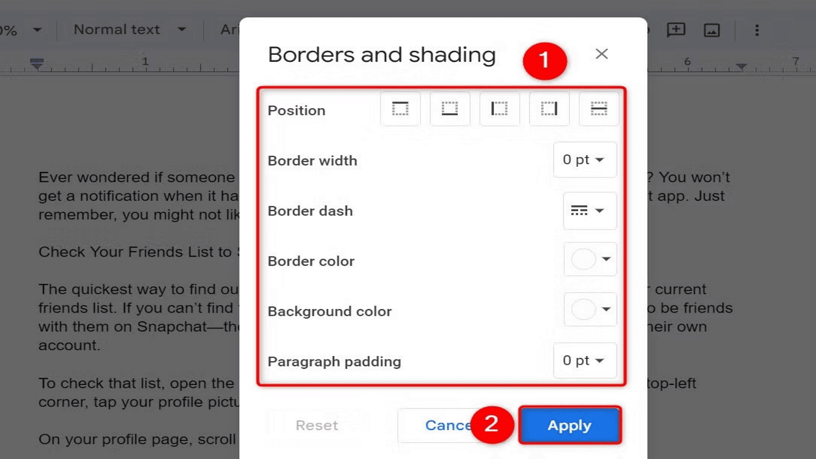 Using Paragraph Styles